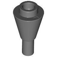 Lego kostka (kostička) kužel, tmavě modro šedá (6207934, 6538446)